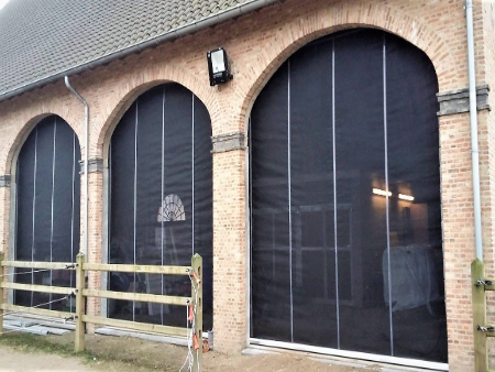 Windbreekgaas rolgordijnen Windbreekgaas rolgordijnen