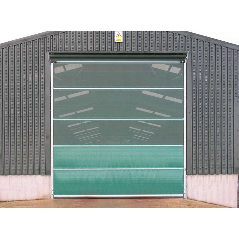 Agridoor windbreekgaas snellooppoort met ketting aandrijving