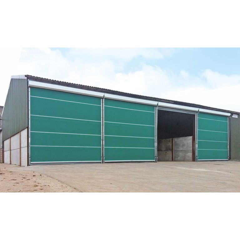 Agridoor windbreekgaas snellooppoort met ketting aandrijving