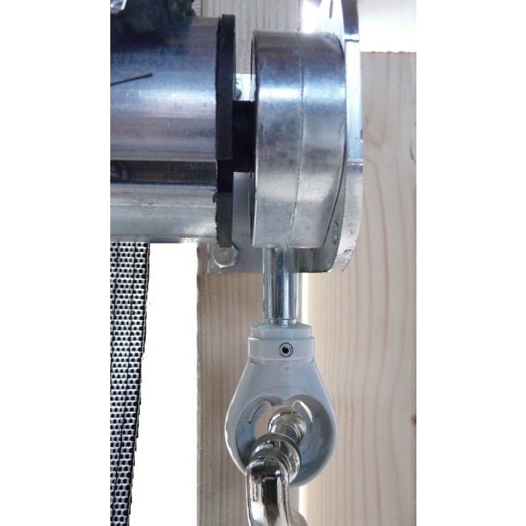 Windbreekgaasrolgordijn met oogwindwerk