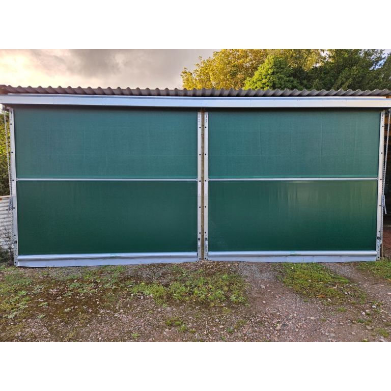 Rollerdoor Plus windbreekgaas snellooppoort met ketting aandrijving