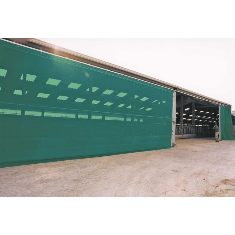 Trackscreen windbreekgaas schuifgordijn