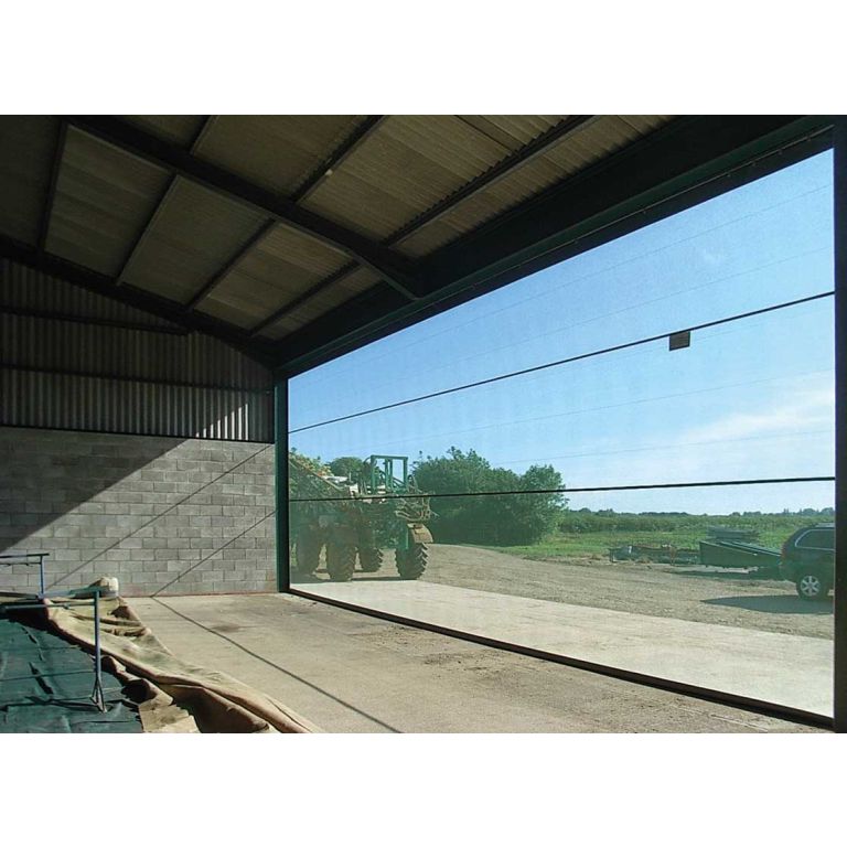 Trackscreen windbreekgaas schuifgordijn